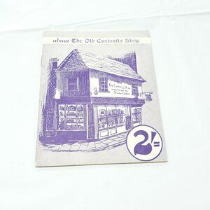 About The Old Curiosity Shop Reproduction Pamphlet